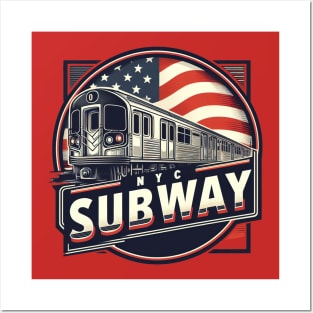 New York Subway NYC Subway Train Posters and Art